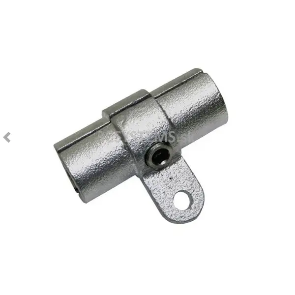 Konstrukční fitinka, spojka ocelových trubek Assist pr. 42,4 mm | pr. 48,3 mm – ''sameček'' s očkem 750-C42/D48